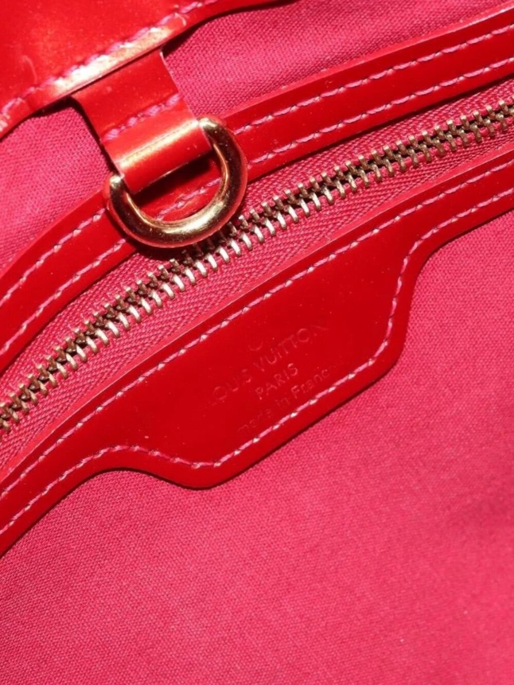 LOUIS VUITTON Vernis Wilshire PM Hand Bag Pomme D'amour - Picture 10 of 16